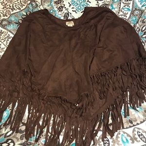 Ariat Suede poncho
